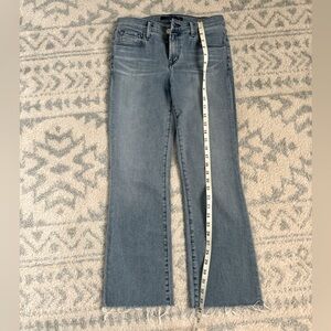 J BRAND
SELENA CROPPED MID-RISE BOOTCUT JEANS